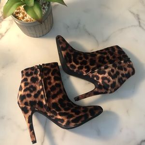 Madden Girl Sally Ankle Bootie Leopard
